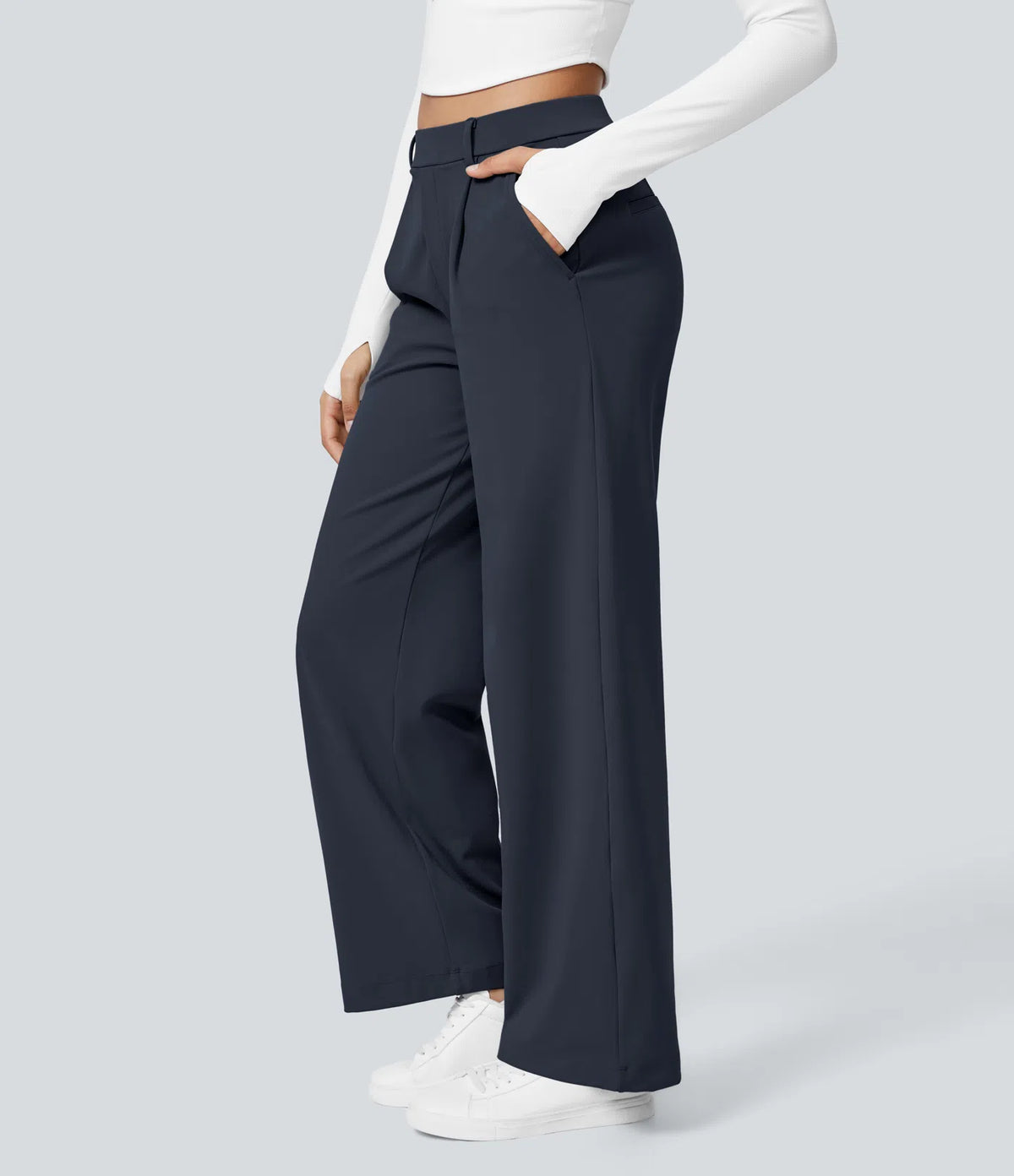 Chloé™ Pantalon Donkerblauw