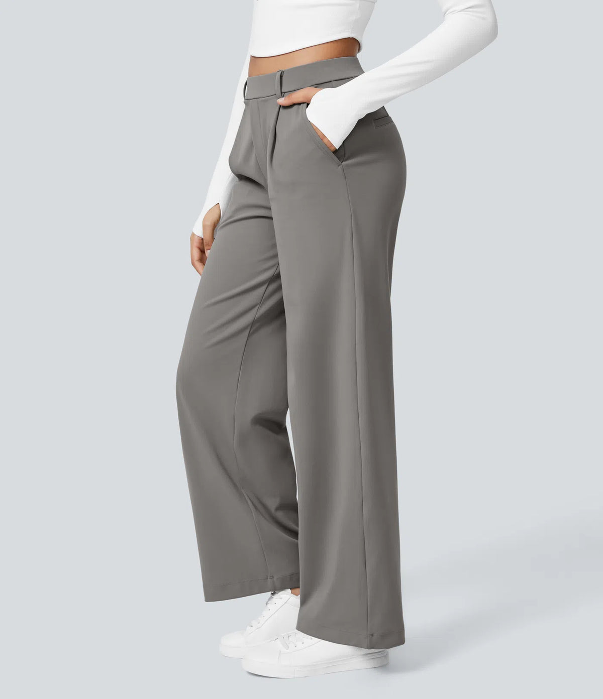 Chloé™ Pantalon Grijs