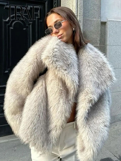 Faux Fur Coat