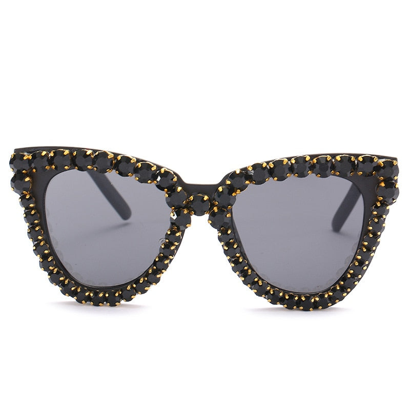 Ruby Rhinestone Sunglasses