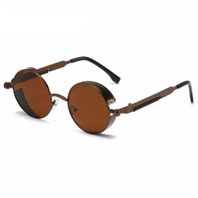 Gusaino Metal Steampunk Sunglasses