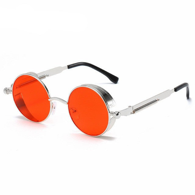 Gusaino Metal Steampunk Sunglasses